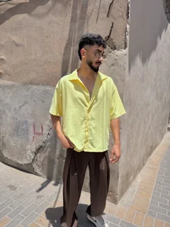پیراهن کتان سیلک کارما